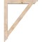 Ekena Millwork Traditional Traditional Smooth Bracket w/ Offset Brace, Douglas Fir, 5 1/2"W x 34"D x 42"H BKT0604X34X42TRA01SDF - alternate 2